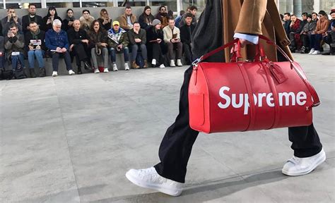 supreme collab with louis vuitton|louis vuitton sweatpants.